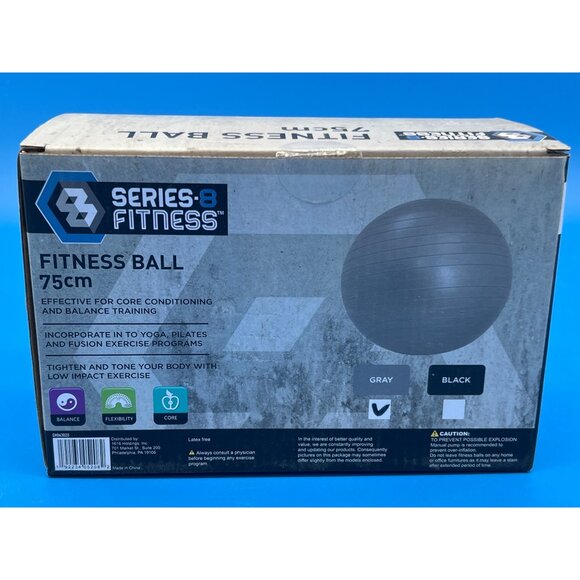 Series-8 Fitness Ball 75cm Gray - Picture 3 of 3